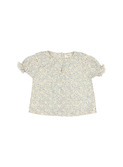 BB flower dots blouse - sand