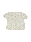 BB flower dots blouse - sand
