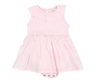 BB lurex plumeti combi dress - mauve│buho
