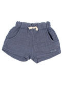 BB muslin shorts - blue stone