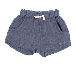 BB muslin shorts - blue stone - Búho