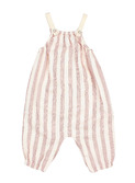 BB stripes jumpsuit - desert red