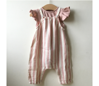BB stripes jumpsuit - desert red│buho