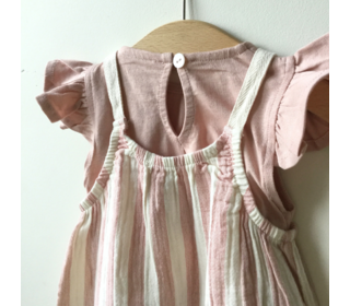 BB stripes jumpsuit - desert red│buho