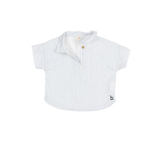 BB Stripes shirt - sky blue - Búho BB Stripes shirt - sky blue - Búho