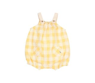 BB Gingham romper - sun - Búho