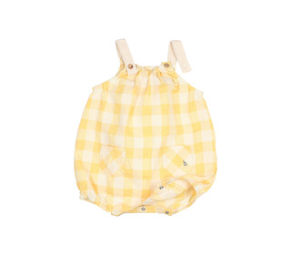 BB Gingham romper - sun - Búho