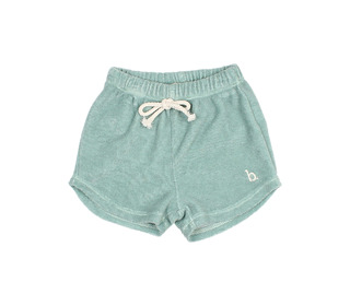 BB Terry shorts - green moss - Búho