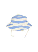 BB Terry stripes hat - bluette