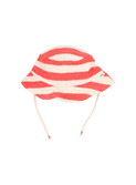 BB Terry stripes hat - coral