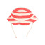 BB Terry stripes hat - coral - Búho