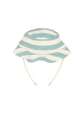 BB Terry stripes hat - green moss
