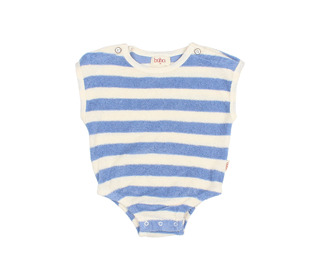 BB Terry stripes romper - bluette - Búho