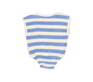 BB Terry stripes romper - bluette - Búho