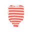 BB Terry stripes romper - coral - Búho