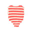 BB Terry stripes romper - coral - Búho