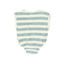 BB Terry stripes romper - green moss - Búho