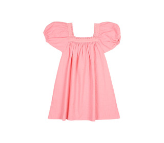 Cotton lace dress - sugar pink - Búho