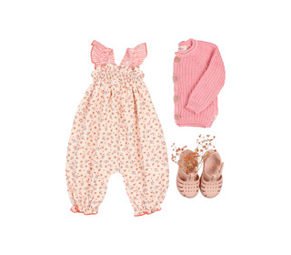 BB Coton cardigan - sugar pink - Búho