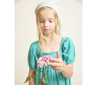 Cotton lace dress - sugar pink - Búho