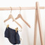 Children’s clothes hanger HOMI with clips (by 5) - Charlie Crane
