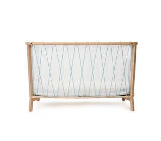 KIMI Babybed - aqua blue - Charlie Crane