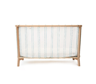 KIMI Babybed - aqua blue - Charlie Crane