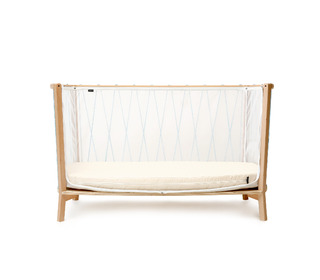 KIMI Babybed - aqua blue - Charlie Crane
