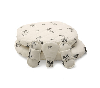 Rose in April Fawn cushions - Charlie Crane