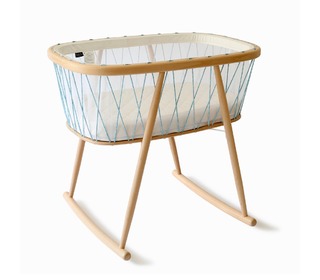 KUMI Crib Aqua - Charlie Crane