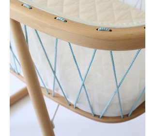 KUMI Crib Aqua - Charlie Crane