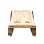 Baby Rocker LEVO in Walnut with Garbo & Friends Mimosa cushion - Charlie Crane