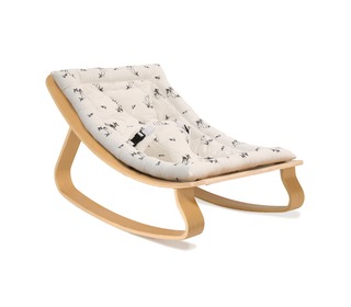 Baby Rocker LEVO with Rose in April Fawn Cushion - Charlie Crane