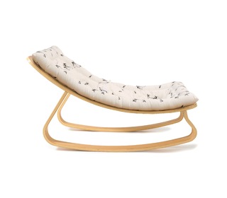 Baby Rocker LEVO with Rose in April Fawn Cushion - Charlie Crane
