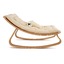 Baby Rocker LEVO with Organic White cushion - Charlie Crane