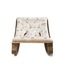 Baby Rocker LEVO in Walnut with Rose in April Fawn Cushion - Charlie Crane