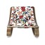 Baby Rocker LEVO in Walnut with Hibiscus Le Petit Lucas du Tertre cushion - Charlie Crane