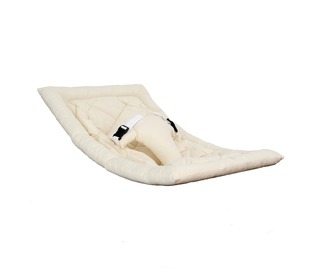 Organic White Seat for Baby Rocker Levo - Charlie Crane