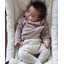 Baby Rocker LEVO in Walnut with Organic White cushion - Charlie Crane