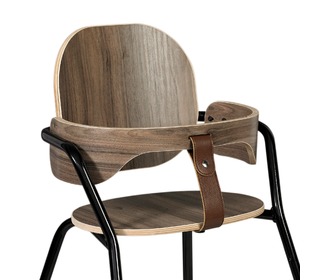 Walnut Baby Set for TIBU Chair ‘Black Edition’ - Charlie Crane