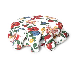 Le Petit Lucas du Tertre Hibiscus cushions - Charlie Crane