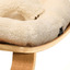 Baby Rocker LEVO with Fur Milk cushion - Charlie Crane