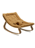 Baby Rocker LEVO in Walnut with Camel cushion