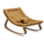 Baby Rocker LEVO in Walnut with Camel cushion - Charlie Crane