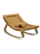 Baby Rocker LEVO in Walnut with Camel cushion