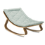 Baby Rocker LEVO in Walnut with Farrow cushion - Charlie Crane