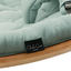 Baby Rocker LEVO in Walnut with Farrow cushion - Charlie Crane