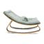 Baby Rocker LEVO in Walnut with Farrow cushion - Charlie Crane