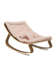 Baby Rocker LEVO in Walnut with Nude cushion