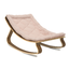 Baby Rocker LEVO in Walnut with Nude cushion - Charlie Crane